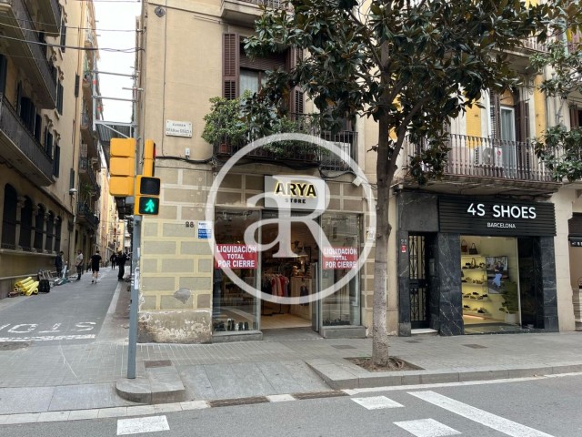 Retail space for rent in Vila de Gràcia (Barcelona)